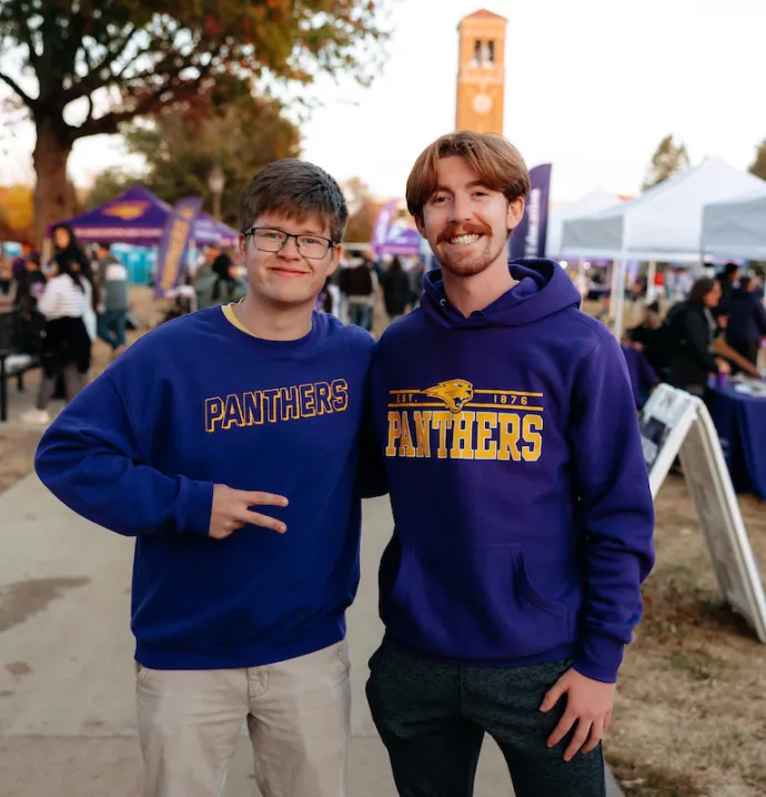 Students at Homecoming bash